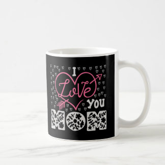 Ich liebe dich Mama Blumen Herz Kaffeetasse Mutter