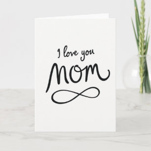 Ich liebe dich Mama für immer Karte