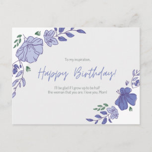 Ich Liebe dich, Mama! Geburtstag Postkarte