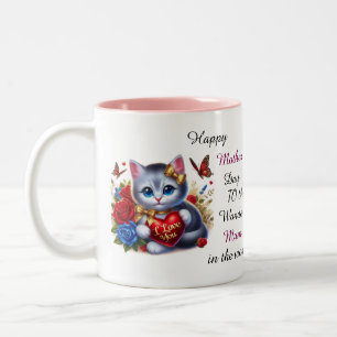 Ich liebe dich Mama-Geschenk, wundervolle Mutter-G Zweifarbige Tasse