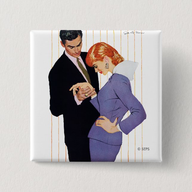 Ich Liebe dich, Mama Girl Button (Vorderseite)