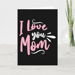 Ich liebe dich Mama Karte