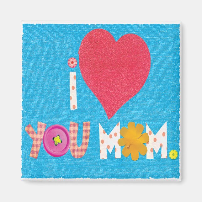 ich liebe dich Mama Magnet (Vorne)
