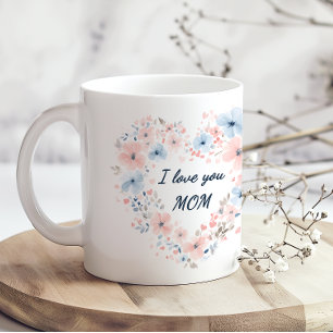 Ich liebe dich Mama Muttertag Kaffeetasse