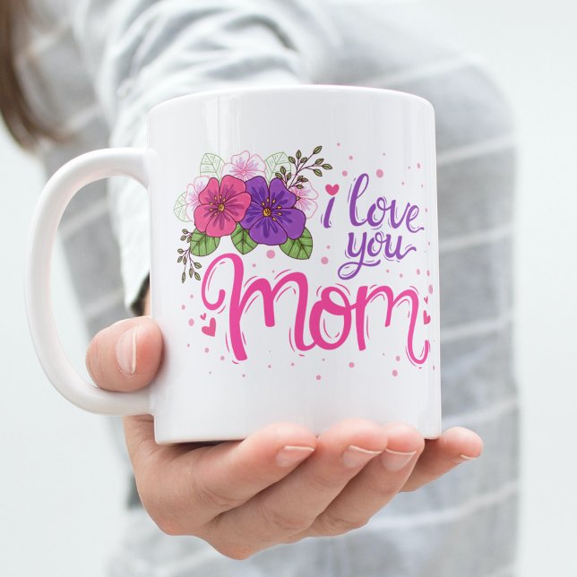 Ich liebe dich Mama | Muttertag Kaffeetasse (Von Creator hochgeladen)