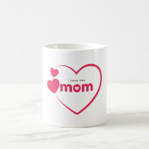Ich liebe dich Mama, Muttertagsgeschenk, Für Mama Kaffeetasse