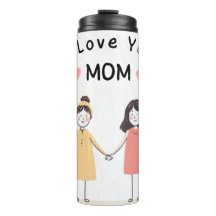 Ich liebe dich Mama Thermobecher | Geschenk zum Mu