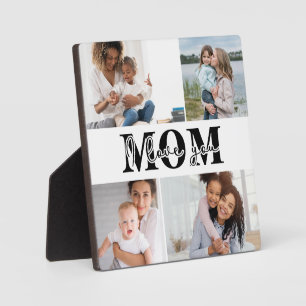 Ich liebe dich Mama Vier Foto Andenken Geschenk Fotoplatte