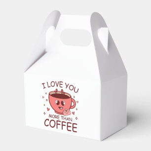 Ich liebe dich mehr als Kaffee Geschenkschachtel