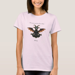 Ich liebe dich mehr als Satan Lustiger Goth T-Shirt