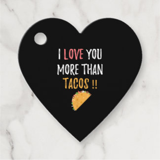 Ich liebe dich mehr als Tacos Verspieltes Freund G Geschenkanhänger