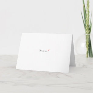 Ich liebe dich mehr Zeitloser klassischer Stil  Karte