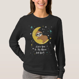 Ich Liebe dich mit Niedlichem Babylot zur Mondbots T-Shirt