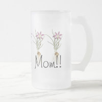 Ich liebe dich, MUTTER! Süße Blumen Kunst Tasse