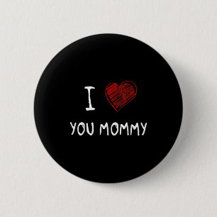 Ich liebe dich Mutti_ Muttertag ich liebe Mama Kin Button