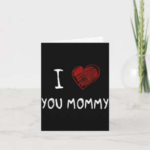 Ich liebe dich Mutti_ Muttertag ich liebe Mama Kin Karte