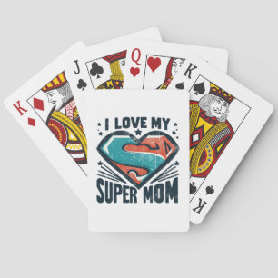 Ich liebe dich Mutti Spielkarten