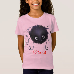 "Ich Liebe dich!" Niedliche Halloween-Spinne T-Shirt