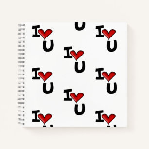 ich liebe dich notizbuch