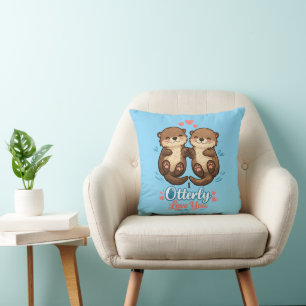 Ich liebe dich otterlich kissen