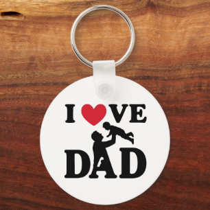 ich liebe dich Papa Schlüsselanhänger