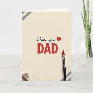 Ich liebe dich Papa Toller Grußkarte Karte