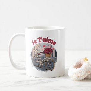 Ich liebe dich Paris Liebeszitat Valentinstag in F Kaffeetasse