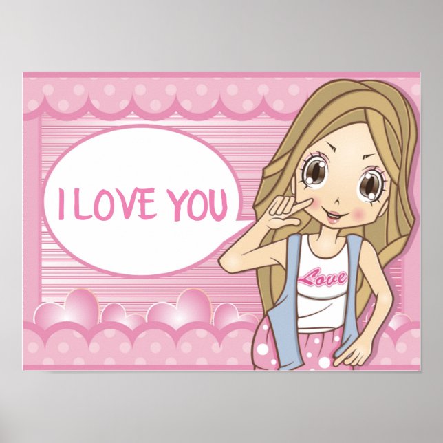 ICH LIEBE DICH POSTER (Vorne)