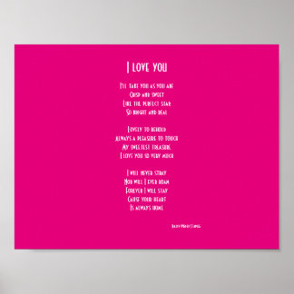 Ich Liebe dich Poster