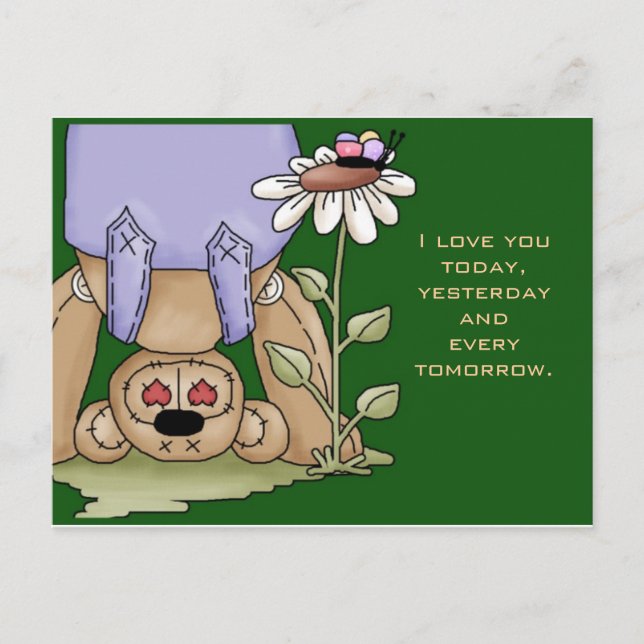 Ich Liebe dich Postkarte (Vorderseite)