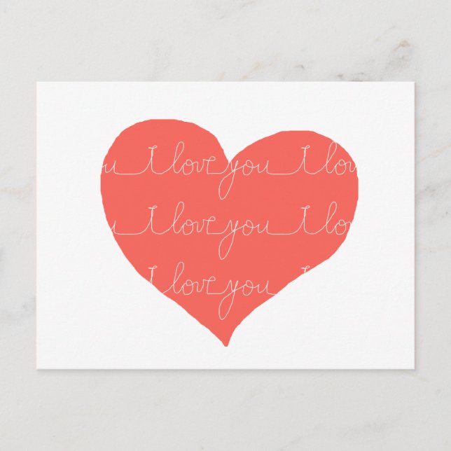 Ich Liebe dich. Postkarte (Vorderseite)
