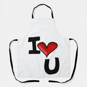 ich liebe dich schürze