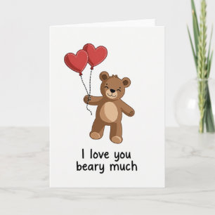 Ich liebe dich sehr Karte