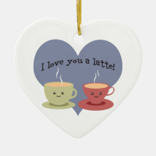 Ich liebe dich sehr! keramik ornament