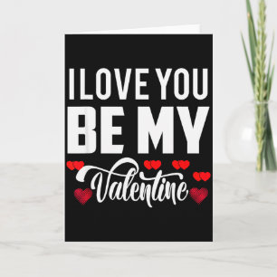 Ich liebe dich, sei mein Valentinstag süßestes rom Karte