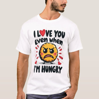 Ich Liebe dich selbst, wenn ich hungrig bin T-Shirt