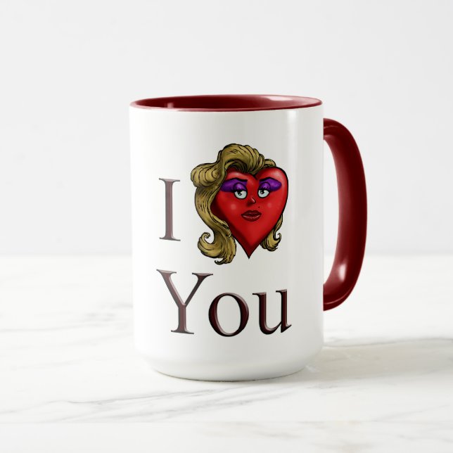 Ich liebe dich sie Herz Tasse (VorderseiteRechts)