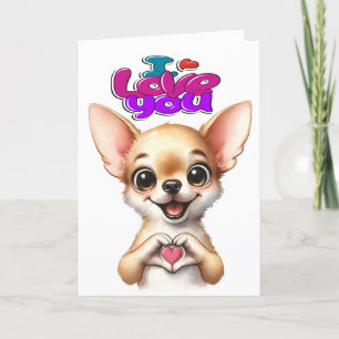 ICH LIEBE DICH - Sieh hinein . Karte