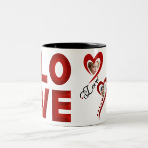 Ich liebe dich so sehr, meine Liebe Zweifarbige Tasse