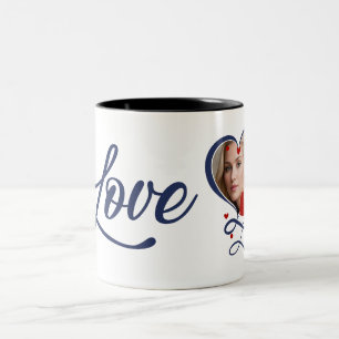 Ich liebe dich so sehr, meine Liebe Zweifarbige Tasse