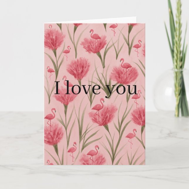 "Ich Liebe dich so wie du bist" Grußkarte Karte (Vorderseite)