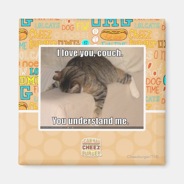 Ich Liebe dich, Sofa. Magnet (Vorne)