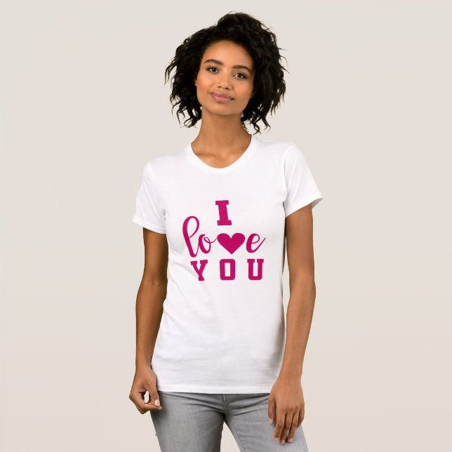 Ich liebe Dich T-Shirt (Vorne ganz)