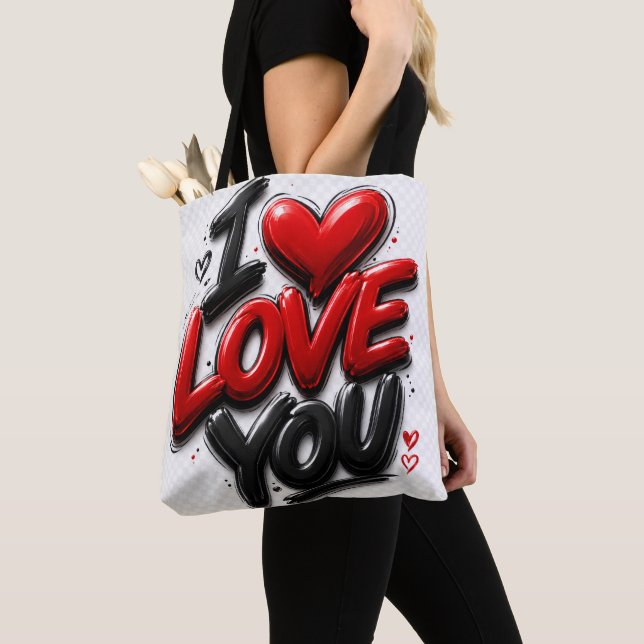 Ich liebe dich tasche (Von Nahem)
