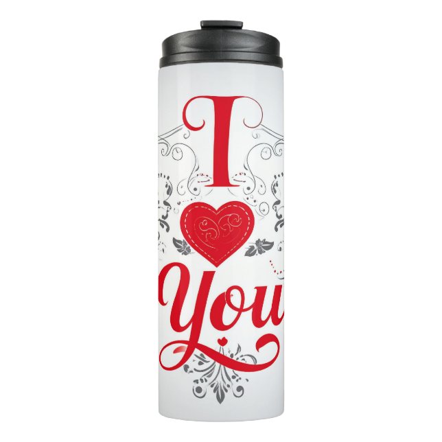 ich liebe dich thermosbecher (Vorderseite)