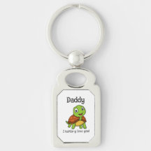 Ich liebe dich total, Daddy! Süße Schildkröte zum 