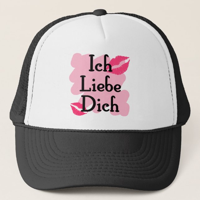 ich liebe dich truckerkappe (Vorderseite)