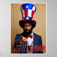 Ich Liebe dich! - Uncle Sam poster style