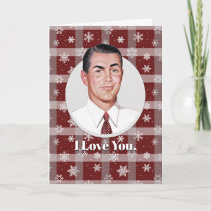 Ich liebe dich...und nicht nur weil..Weihnachtskar Karte