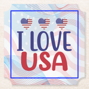 Ich liebe dich USA Untersetzer